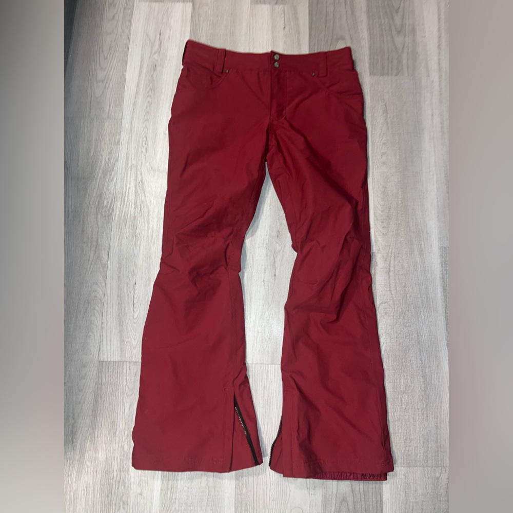 Women’s medium aperture ski pants, burgundy